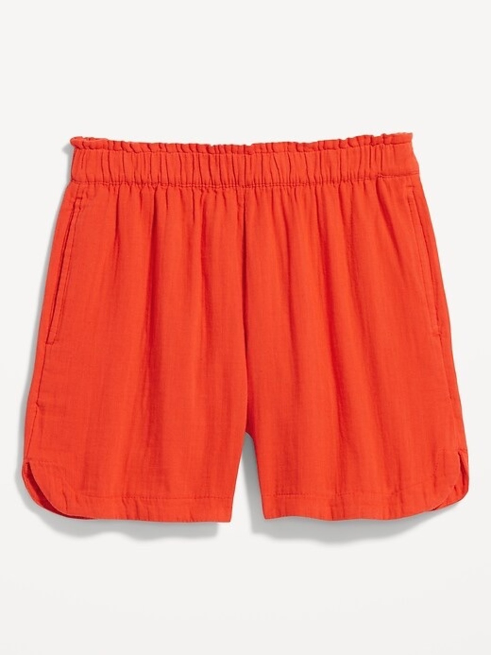 Old Navy Relaxed Elastic-Waist Shorts - Bright Orange